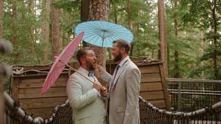 Cody & Mark: A treehouse wedding