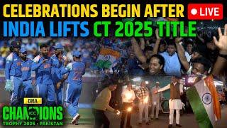 IND Vs NZ Live: Nation Celebrates After India Beats New Zealand In Champions Trophy 2025 Final