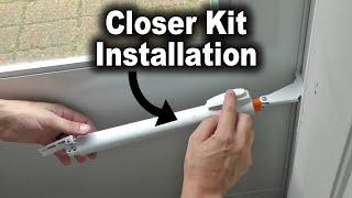 How to Install a Storm Door Closer | Andersen Storm Door 400 Series | The Fixer Clips