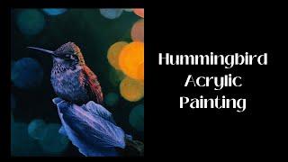 Realistic Hummingbird Painting