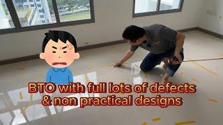 Renovation LIVE On Site | BTO with lots of defects & non practical design BTO 存在大量缺陷且设计不实用