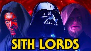 ULTIMATE SITH LORDS LORE COMPILATION - Vader, Sidious, Plagueis, Maul