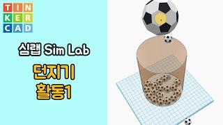 심랩1 : 던지기 활동 1 - 틴커캐드 3D 모델링 활용 | Tinkercad 3D modeling Sim Lab