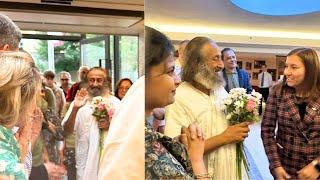 Gurudev Sri Sri Ravi Shankar has landed in Prague, Czech Republic