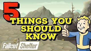 5 Things You SHOULD KNOW in Fallout Shelter