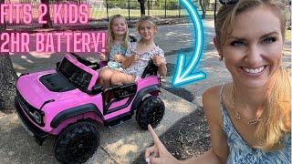 ENYOPRO 24V 2 Seater Ride On Car Review | Licensed Ford Bronco Raptor Electric Car for Kids