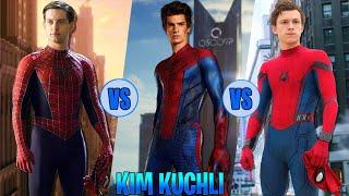 ENG KUCHLI O'RGIMCHAK ODAM KIM | TOBIY MAGUIER VS ANDREW GARFIELD VS TOM HOLLAND KIM KUCHLI |