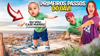 PRIMEIRA VEZ DO DAVI ANDANDO *desafios