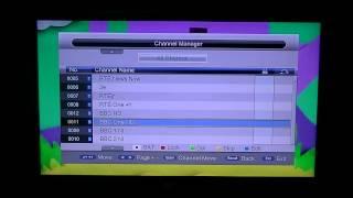 Correcting the Channel Numbers on The Triax TSC114 after Moving Position of Channels