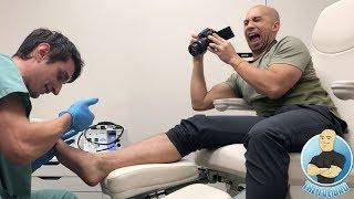 I GOT MY TOE INJECTED!!!