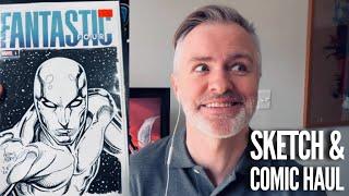 Comic book haul - sketches and cheap back issues from Awesome Con 2024