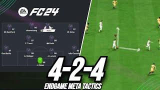 ENDGAME New OP Tactics! Best 424 Custom Tactics EA FC 24