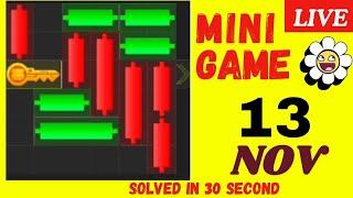 13th November Hamster Kombat Daily Mini-Game Puzzle Solved #hamstercombat #minigame #minipuzzle