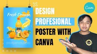 Tutorial Canva Pemula Cara Membuat Poster Produk minuman Di Canva yang menarik dan profesional