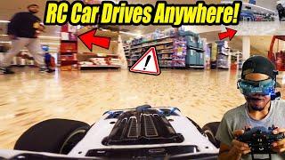 FPV RC Car with Camera Goes Shopping