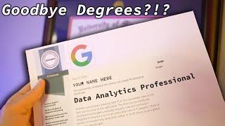 Become a DATA ANALYST with NO degree?!? The Google Data Analytics Professional Certificate