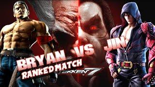 (TK JET FURY) BRYAN vs JiN Tekken 7 Ranked Match...