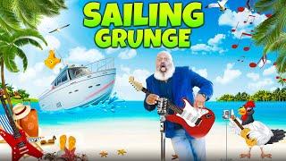 Sailing Grunge: Rooster on a Yacht #YachtRockMeetsGrunge #AliceInChainsReimagined