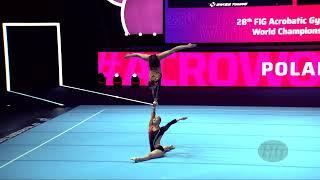 Poland (POL) - 2022 Acrobatic Worlds, Baku (AZE) - Balance Qualification  Women's Pair