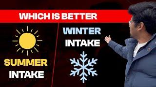 WHICH INTAKE IS BETTER SUMMER OR WINTER IN GERMANY? Which university did they apply to in Germany?