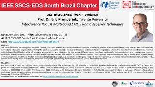 Distinguished Talk: Interference Robust Multi-band CMOS Radio Receiver Techn- Dr. Eric Klumperink