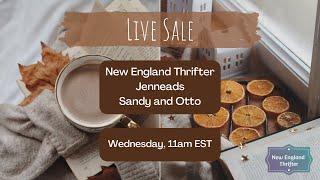 Weekly Live Sale with Sandy and Otto - Trisha & Jenneads!