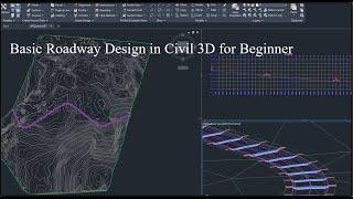 Basic Roadway Design in Civil 3D for Beginner