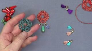 5/5 Creative Connections with Kate..Leather Knot Earrings!