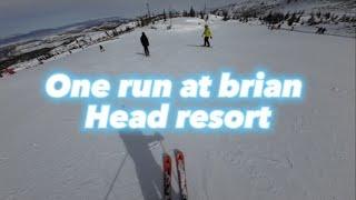 One Run at Brian Head resort