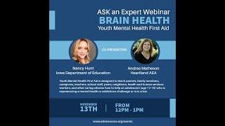 ASK an Expert: Youth Mental Health First Aid