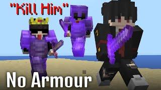 No Armour Challenge in Deadliest Minecraft SMP | Lapata SMP (S4-6)