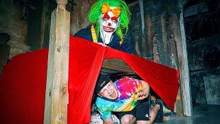 3AM SCARIEST Hide & Seek CLOWN Challenge!