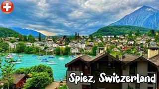 Spiez, Switzerland walking tour 4K - The most beautiful Swiss villages