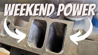 HOW TO EASILY PORT MATCH CYLINDER HEADS AT HOME: Square Body Chevy Build