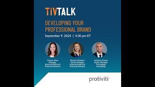 TivTalk | Developing Your Professional Brand