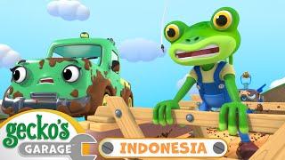 ️Penyelamatan Gunung Berlumpur | Garasi Gecko | Kartun Populer Anak-Anak | Seru dan Mendidik