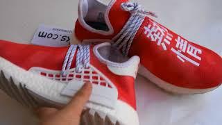 Pharrell X Adidas NMD HU China Exclusive PackRed, Passion F99761 from gotokicks com