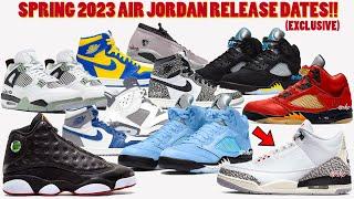 SPRING 2023 AIR JORDAN RELEASE DATES + WHITE CEMENT 3 RETURNING?!