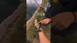 I took my girlfriend fishing and THIS happened… #fishing #shorts