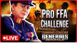 $100 Challenge: Who is the Best FFA Player? | C&C Generals Zero Hour