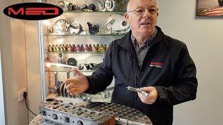 MED race head valve guides and seat cutting - an insight