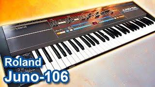 ROLAND JUNO-106 analog synthesizer - Synth sounds demo