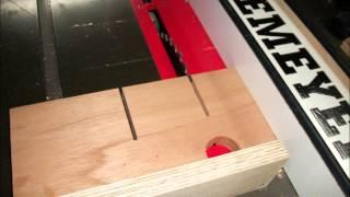 How to make a template for installing Euro Hinges