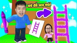 Vẽ hình gì tạo ra vật đó để leo núi bqThanh & Ốc Ai Là Người Hoàn Thành Nhanh Nhất