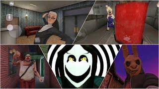 Jumpscare Battle | Evil Nun 2  Ice Scream 5  Mr Meat 2  Smiling X Crop 2  Horror Tale |