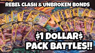 *POKEMON PACK BATTLES* USING DOLLAR STORE PACKS WITH MY BESTFRIEND!!