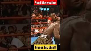 Floyd can take a punch?! #boxing