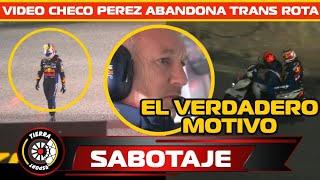 ¡SABOTAJE! VIDEO OFICIAL SE REVELA VERDADERA RAZÓN DEL DNF DE CHECO PÉREZ GP QATAR TRANSMISIÓN ROTA