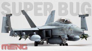 Meng's 1/48 F/A-18F | Full Build | 4K