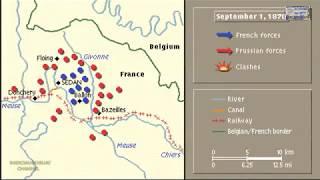 BATTLE OF SEDAN ANIMATION ON A MAP